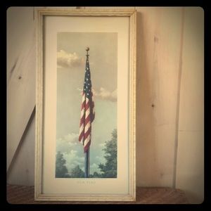 Framed print of “Our Flag” by Fred Tripp